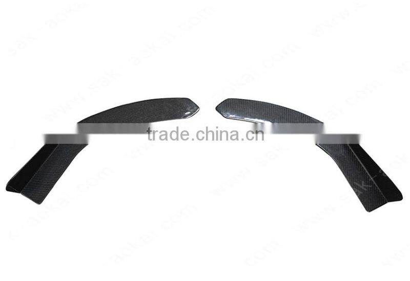 universal front bumper lip kit carbon fiber body kit(pair)