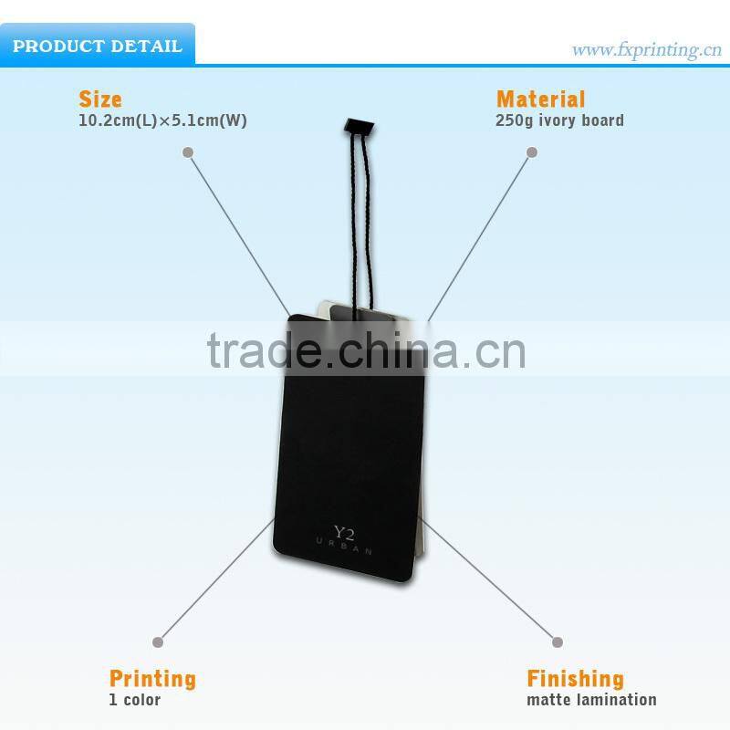 Garment Paper Hangtag with LOGO Printed