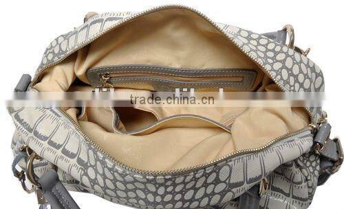2012 new fashion croco skin leather bag ladies handbag !