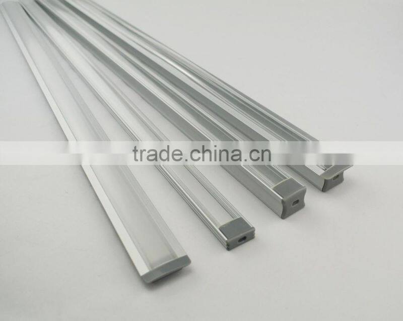 ultra thin surface mount aluminum led profiles for led housing with diffuser