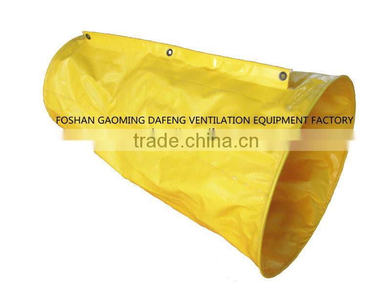 Fire proof tunnel ventilation reducing air duct