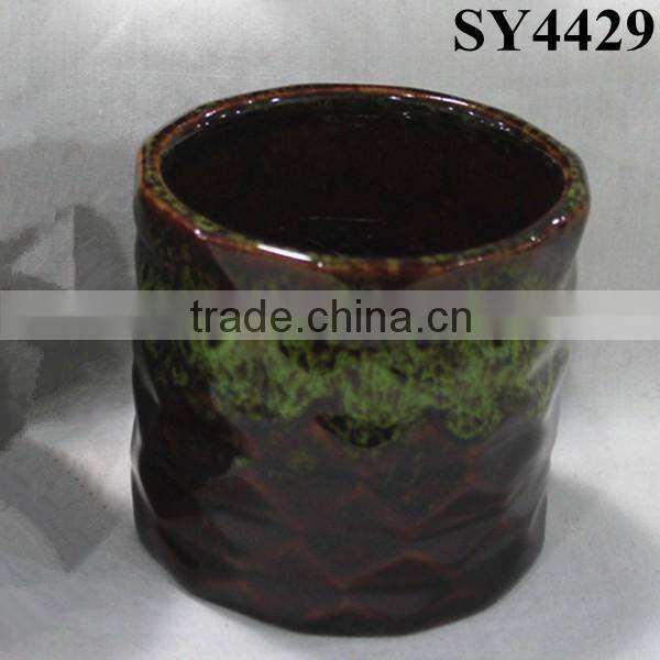 Indoor decorative italian mini porcelain flower pot