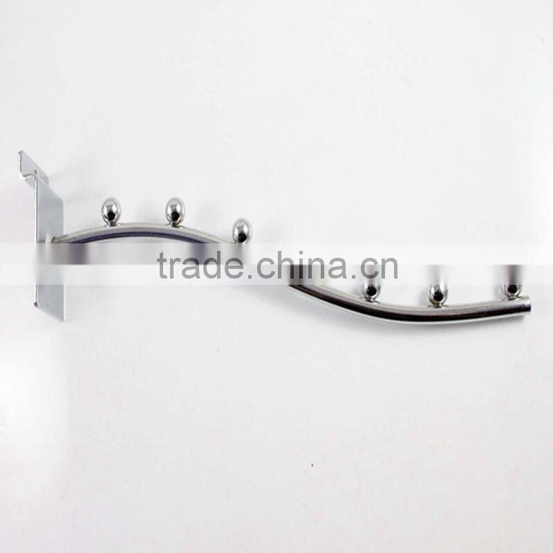 Custom Metal Wire Beaded Hooks Tube Hanging Clothing Hooks