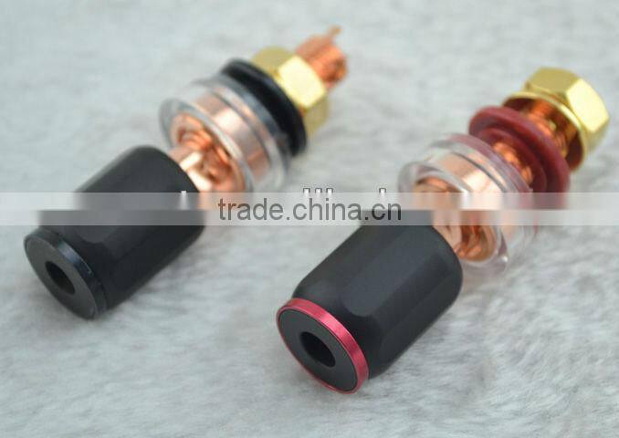 Acrolink Red copper short binding post