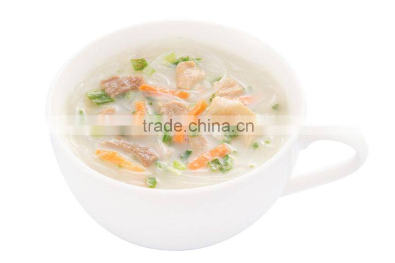 Japanese healthy noodle Bean thread noodle soup 'Tonkotsu' pork bone soup flavour