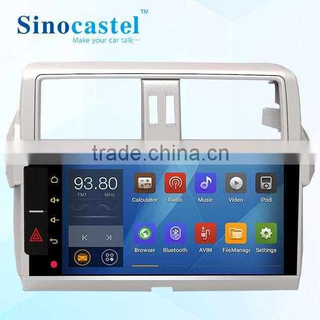 Low cost Android Quad core car stereo for Toyota Prado cars with GPS mirror link FM AM functions