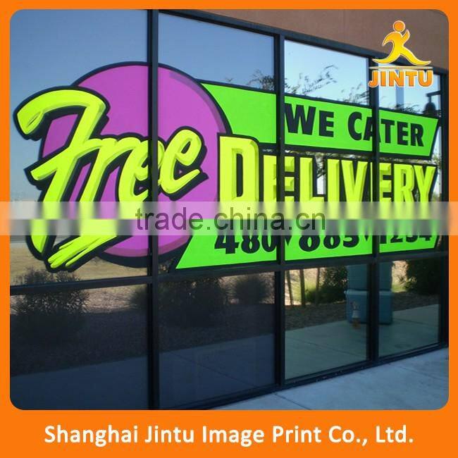 Cheap die cut vinyl store window advertising sign