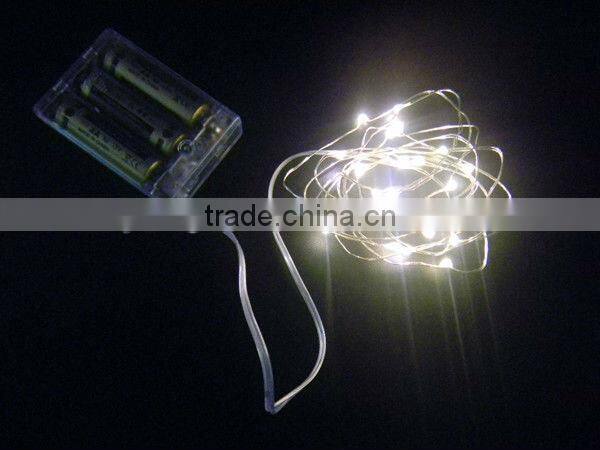 Mini copper/silver wire LED string light with battery operated YH-9002B