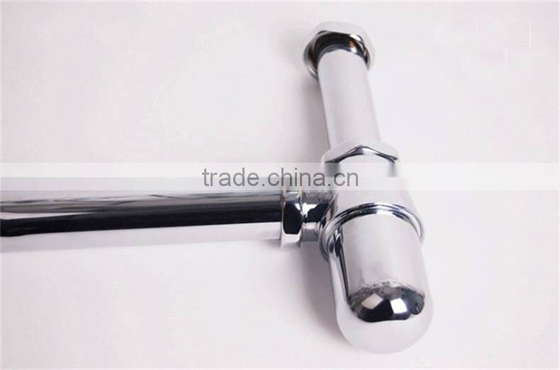 Traditional brass bottle trap with wall extension SL6709(05)