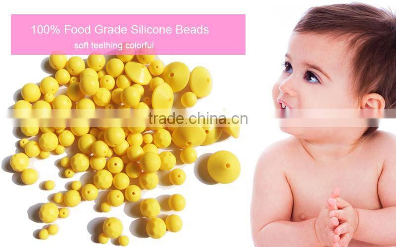 New design 100% silicone fruit Loop Bead Necklace jewelry