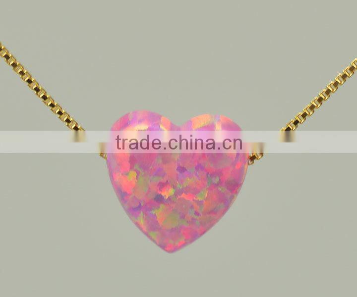 925 silver chains OP36 blue green synthetic opal gems opal boy shape pendants