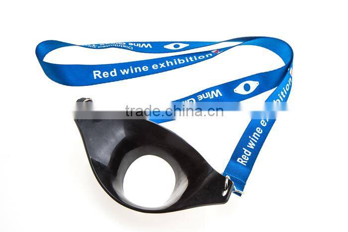 Popular Design Colorful Beer Wine Bottle Glass Holder Lanyard