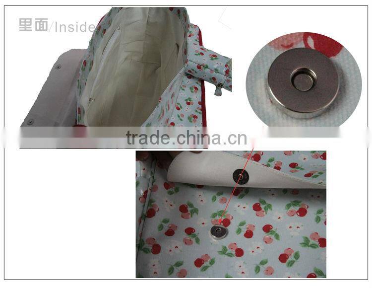 Fashional!New!!flower printing fashion digital printing tote bag