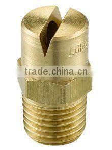 Industrial Brass Vee Jet Flat Fan Spray Nozzle