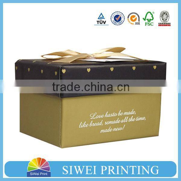 China Elegant Beautiful Jewelry Packaging Paper white square cardboard box