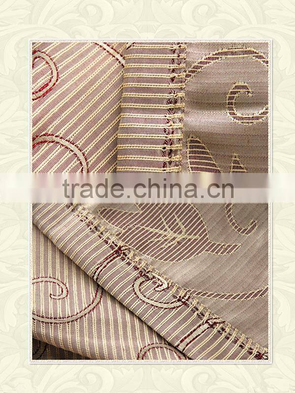 HB-71 15 years top-rated golden seller newest 100% polyester jacquard finished curtain
