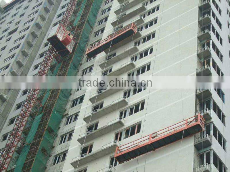 China Manufacturer ZLP Construction/Wall/Window Cleaning Suspended Platform/ Cradle/ Gondola/ / Sky Climber/ Scaffold