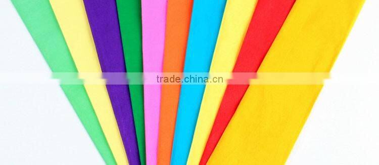 hot sale packing material papel make crepe paper flowers art and craft for children