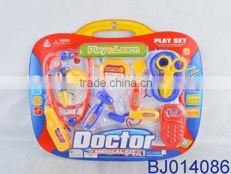 Happy baby toy cute plastic doctor medical kit for sale