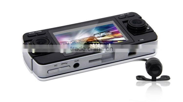 2.7 Inch TFT 720P HD Triple Cameras 360 Degree Full Security Car Black Box DVR