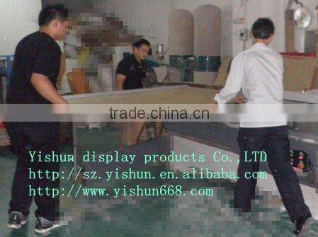 Acrylic rotating desktop magazine rack