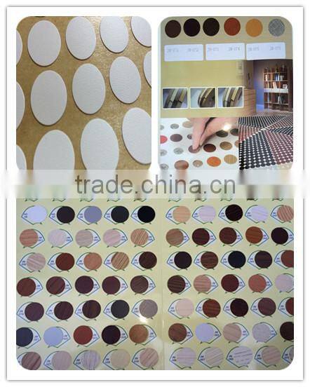 PVC screw covers in furniture