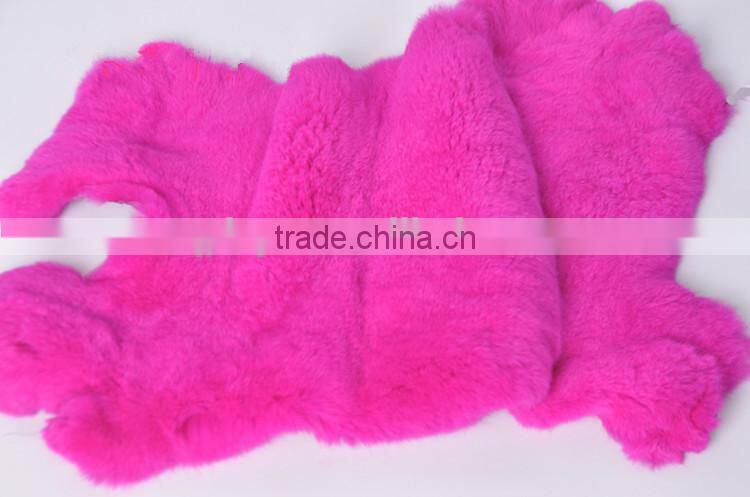 Real Fur Skin / Rex Rabbit Dyed Colors / Rex Rabbit Fur Skin For Coat