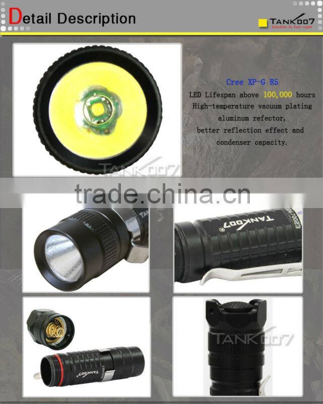 High quality led flashlight with AA battery ( TK567)
