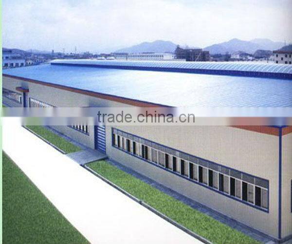 Large-span light steel structure buildings/warehouse, easy to assemble and disassemble