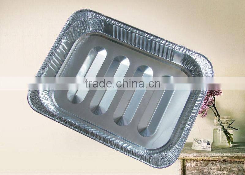 rectangular roaster tray widely used in cooking, BBQ, baking and storing