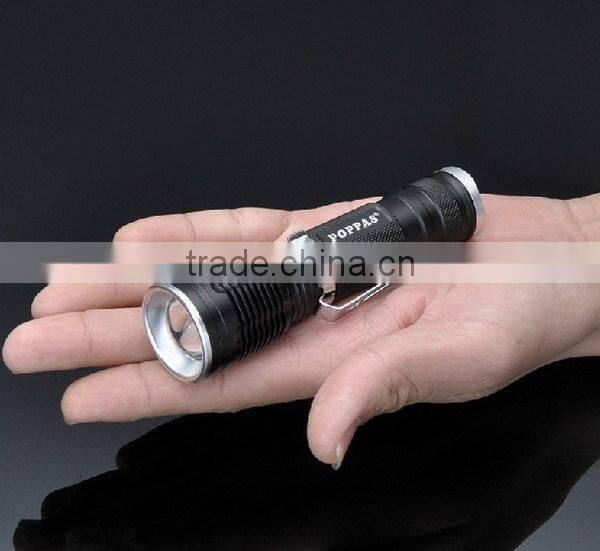 Rechargeable outdoor camping waterproof cheap led flashlight