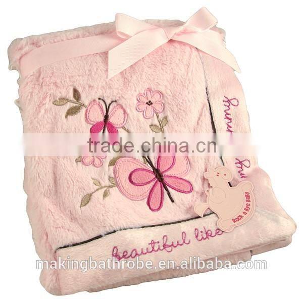 Wholsale Baby Color Fleece Blanket