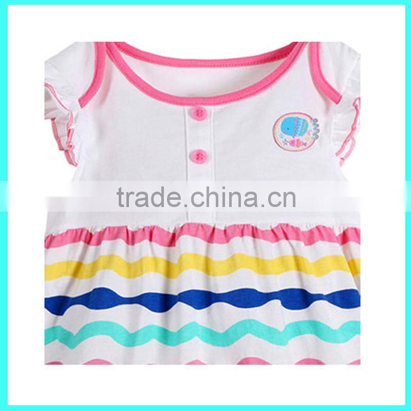 2016 Summer kids clothes girls baby dress new style, children frocks designs