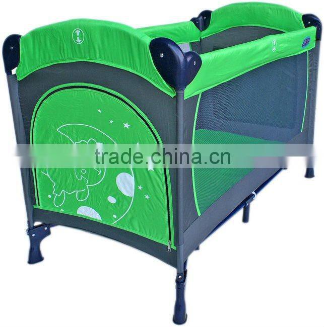 orange baby playpenPB006