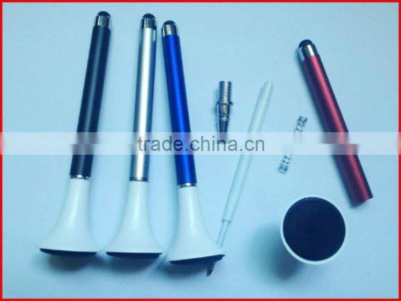 Hot-selling Plastic Stylus Pen With Base For iPhone/iPad