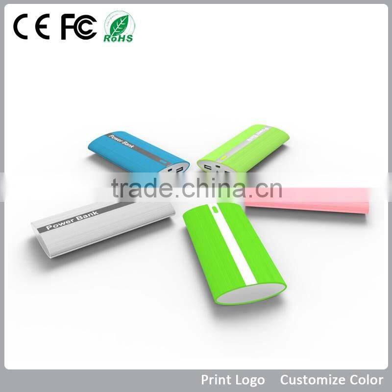 universal rubber printed coating high capacity 20000mAh power bank with 2 usb output