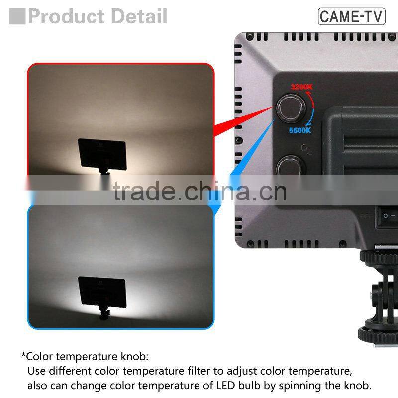 Protvrig Camera & Camcorder Light 3200K-5500K LED Chips Lighting on DSLR DV