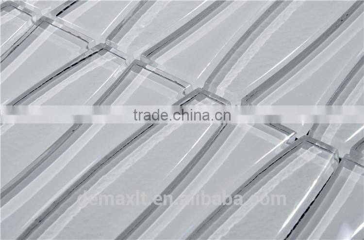 Dezhou demax china Interior Design Clear Professional Glass Mosaic