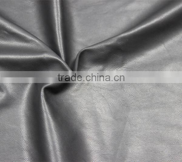100% viscose PU leather fabric for clothing and jacket garment