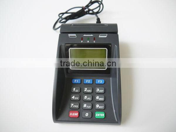 Cheap multi-function card reader/writer HCC890 with PCI 15 key pinpad