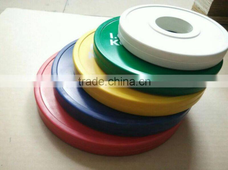 Bumper plates crossfit training,rubber bumper plate
