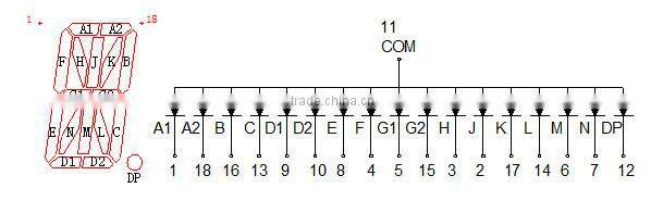 7 segment display 0.8 inch