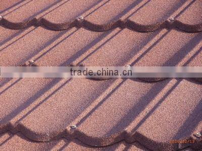 Colorful Environment Friendly Classical Stone Coated Metal Steel Roof Tile
