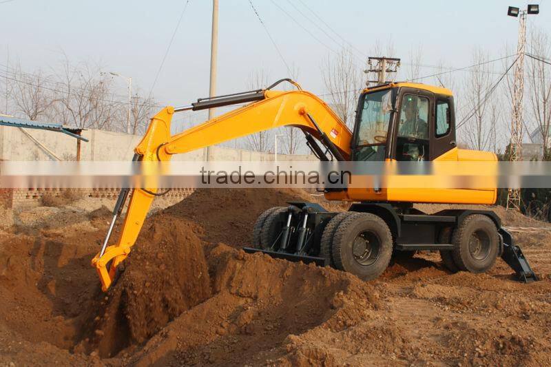 CHINA SMALL MINI WHEEL EXCAVATOR X120-L