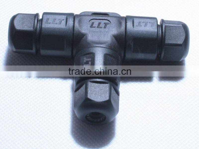 LLT easy to install waterproof T connector field assembly T connector