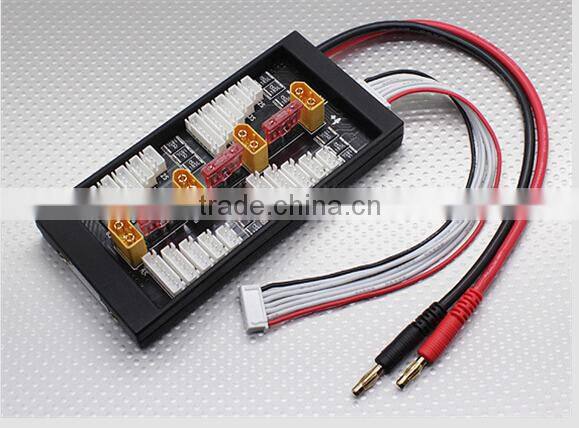 Safe 40A Parallel Charge Board for 4 Packs 2~6S (XT60)