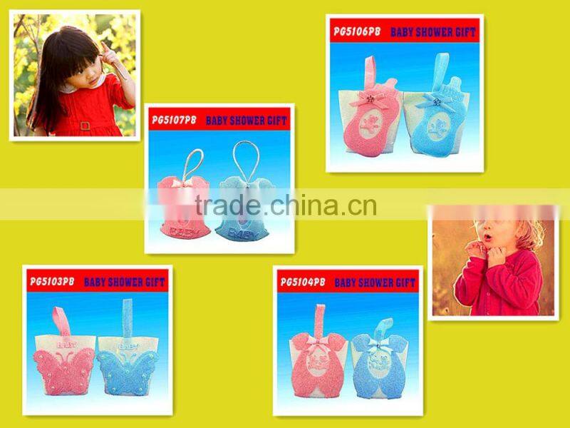 2016 best-selling pretty flower handbag no-woven fabric candy bag for wedding