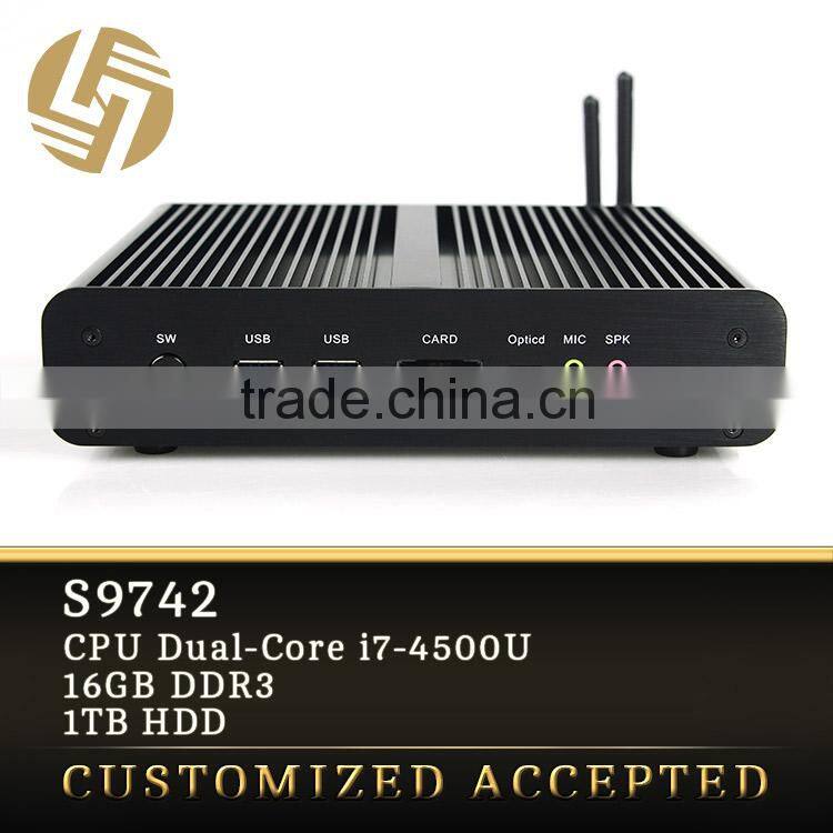 I7 Dual core 2 ethernet cheap mini desktop pc high confugeration wifi modem