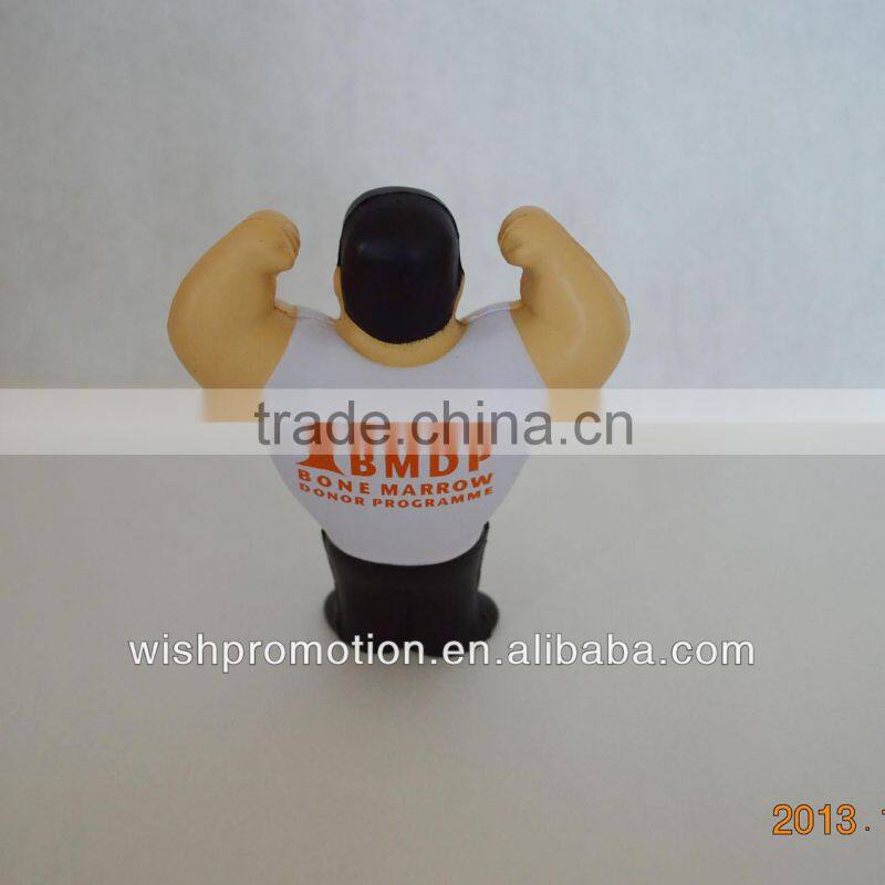 pu stress muscle man