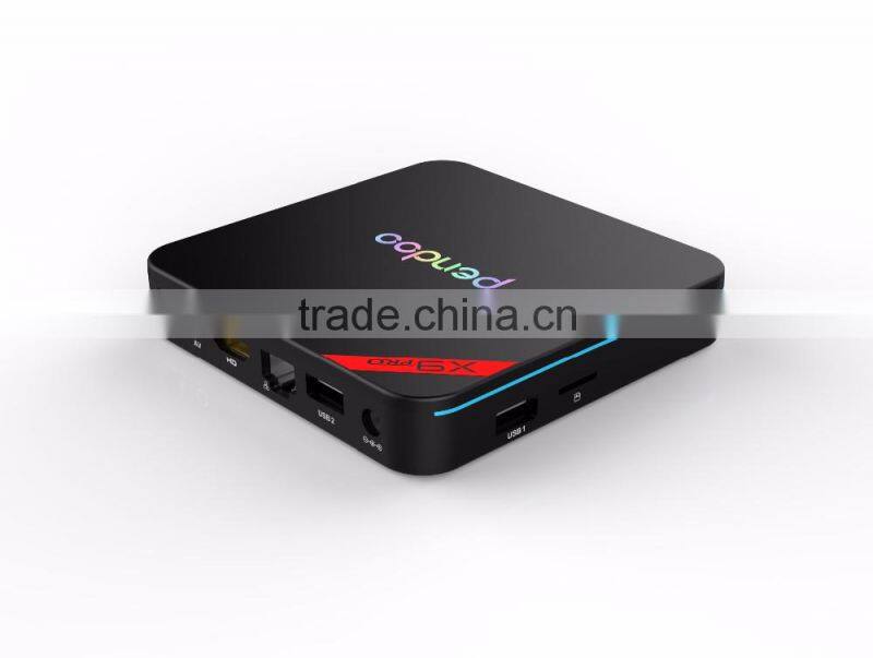 Octa core xbmc android Android 6.0 marshmallow amlogic Pendoo X9 Pro S912 2g 16g firmware android KODI 17.0 tv box